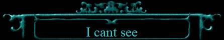 I cant see