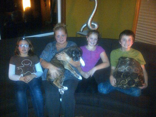 Seamus and his new Family