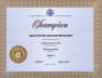 Briggs' Champion Certificate 2009
